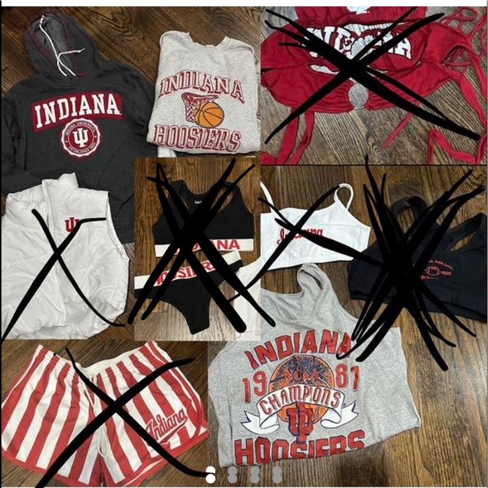 COMMENT TO PURCHASE| BUY SEPARATELY- Indiana University Clothing